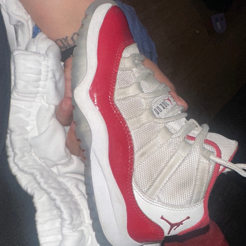Jordan Kids Sneakers Red and White